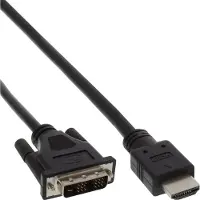 InLine HDMI-DVI-adapterkabel, HDMI male naar DVI 18+1 male, 1,5m