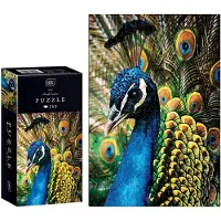 Interdruk Puzzel, 250 stukjes, kleurrijke natuur, 1 pauw