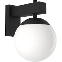 Eglo Wandlamp buiten Bufalata, dimbaar, zwart, metaal, Wandlamp buiten