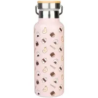 Grupo Erik Editores Pusheen - Metal Bottle With Sushi Roll Handle Fles - Multicolours