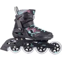 Tempish Wox 2.0 84 Skeelers - Inline Skates - Dames - Zwart/Turquoise - Maat 38