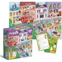 Dodo Puzzel Beroepenstad 60 Stukjes - Educatief Plezier voor Kinderen