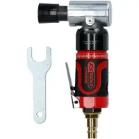 Ks Tools 515.5570 SlimPOWER mini-pneumatische slijpmachine voor kleine pads, 19000 omw/min.