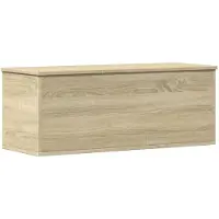 vidaXL Opbergbox 90x35x35 cm bewerkt hout sonoma eikenkleurig