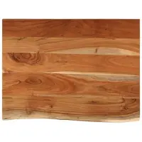vidaXL Wastafelblad rechthoekig 70x60x2,5 massief acaciahout