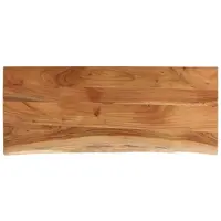 vidaXL Tafelblad rechthoekig natuurlijke rand 110x40x3,8 cm acaciahout