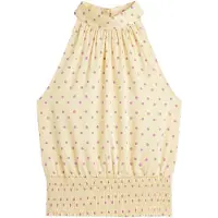 Ydence Dames Tops & T-shirts Top Jamie - Geel - Maat XL