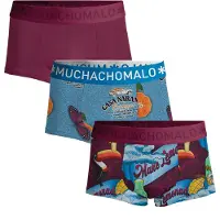 Muchachomalo Heren 3-pack trunks weird fruit