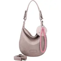 Fritzi aus Preußen schoudertas schoudertas Fritzi Hobo Vintage Shoulder Bag Taupy Taupe