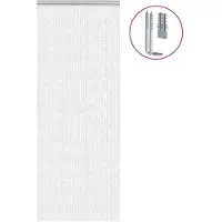 vidaXL Vliegengordijn kettingen 80x221 cm aluminium