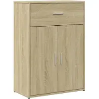 vidaXL Dressoir 60x30x84 cm bewerkt hout sonoma eikenkleurig
