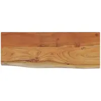 vidaXL Wandschap rechthoekig natuurlijke rand 50x20x3,8 cm acaciahout