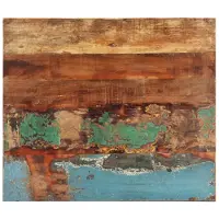 vidaXL Tafelblad rechthoekig 25-27 mm 60x60 cm massief gerecycled hout