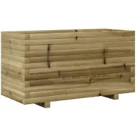 vidaXL Plantenbak 90x40x49,5 cm geïmpregneerd grenenhout