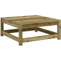 vidaXL Tuinvoetenbank 70x70x30 cm geïmpregneerd grenenhout
