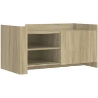 vidaXL Salontafel Sonoma-eik, 100x50x50 cm, houtvezel