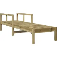 vidaXL Ligstoel 199,5x62x55 cm geïmpregneerd grenenhout