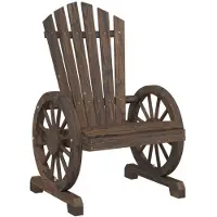 vidaXL Tuinstoel Adirondack massief vurenhout