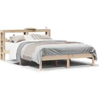vidaXL Bedframe zonder matras massief grenenhout 120x200 cm