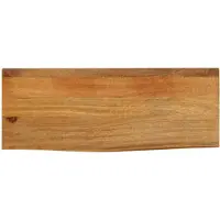 vidaXL Tafelblad met natuurlijke rand 80x20x2,5 cm massief mangohout
