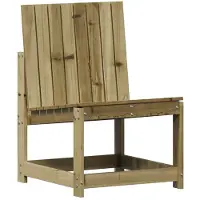 vidaXL Tuinstoel 50,5x55x77 cm geïmpregneerd grenenhout