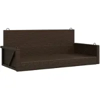 vidaXL Hangstoel, bruin, 119x56x48 cm, polyrotan