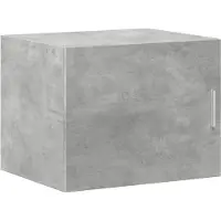 vidaXL Wandkast 50x42,5x40 cm bewerkt hout betongrijs