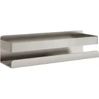 vidaXL Doucherekje 23x6,5x6 cm geborsteld 304 roestvrij staal