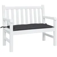 vidaXL Tuinbankkussen 100x50x7 cm oxford stof zwart