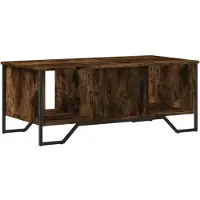 vidaXL Salontafel, gerookt eikenfineer, 100x51x40 cm, houtvezelplaat
