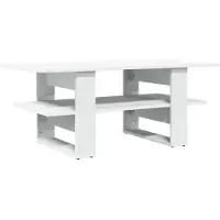 vidaXL Salontafel, wit, 102x55x42 cm, houtvezel