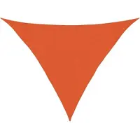 vidaXL Zonnezeil 160 g/m² 3x3x4,2 m HDPE oranje