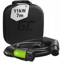 Green Cell GC Type 2 Oplaadkabel EV Elektrische Auto PHEV | 11kW | 16A | Type 2 naar Type 2 | 7 Meter | Driefasig.