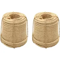 vidaXL Touw 2 st 12 mm 250 m sisal
