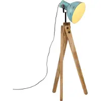 Kamome vidaXL Vloerlamp, 25W, blauw, 45x45x120 cm, E27