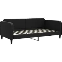 vidaXL Slaapbank 100x200 cm stof zwart