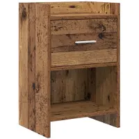 vidaXL Nachttafels Oud hout 40 x 30 x 60 cm Bewerkt hout