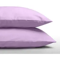 Zelesta Everyday Uni Kussenslopen Lila - Kussenslopen 60 x 70 set van 2