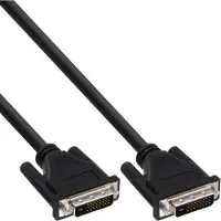 InLine DVI-D kabel, digitaal 24+1 male / male, dual link, 2m