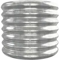 vidaXL Verhoogde plantenbak, verzinkt staal, 332x40x36 cm, zilverkleurig
