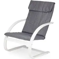 Northio Schommelstoel - 96x67x76 cm - grijs wit