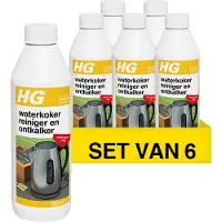 Hg 6x Waterkokerreiniger En -ontkalker 500 Ml