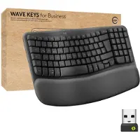 Logitech Wave Keys Draadloos Ergonomisch Toetsenbord QWERTY