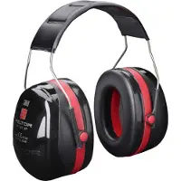 Peltor H540 Optime Lll Gehoorkap Met Hoofdbeugel - Zwart/Rood