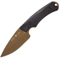 Buck 664 Alpha Hunter Backcountry 0664BKS Bronze Cerakote 420HC, Black VeraFlex Rubber & GFN, vaststaand mes