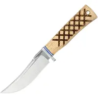 Condor Woodspirit Hiker CTK826-1.1SK, Satin Sandvik 14C28N, American Hickory, vaststaand mes, Jason Breeden design