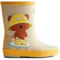 Hunter Boots Regenlaarzen Unisex Beige Rubber Maat 30