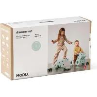 Modu Dromer Set - 34 Onderdelen - 70x40x20 cm - Ocean Mint/Bos G - - OneSize - Motoriek speelgoed