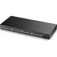 Zyxel GS1900-48, Layer 2, Gigabit Ethernet (10/100/1000), geschikt voor montage in een rack
