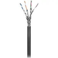 Microconnect KAB024-100, 100 meter, Cat6, S/FTP (S-STP), zwart